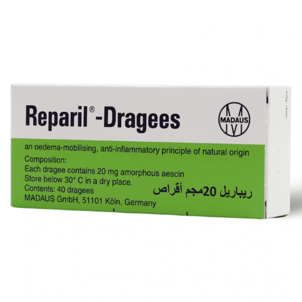 ريباريل، مضاد للالتهاب، يخفف من التورم - 40 قرص