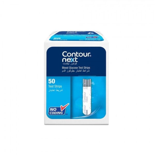 كونتور نيكست شرائط قياس السكر في الدم 50 شريط اختبار