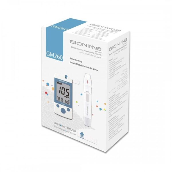 بيونيم جهاز تحليل السكر بالدم GM260