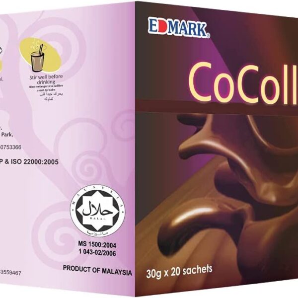 ايدمارك كوكولاجين بطعم الشوكلاته 30جم × 20 باكت